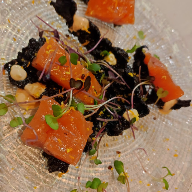 Salmón Marinado En Eneldo Y Naranja