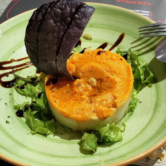 Timbal de Batata Con Almogrote