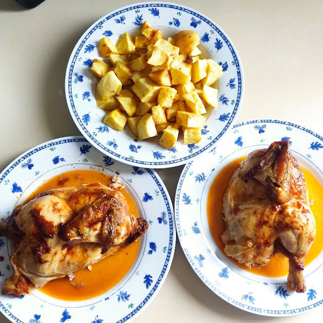 Pollo Asado Con Patatas