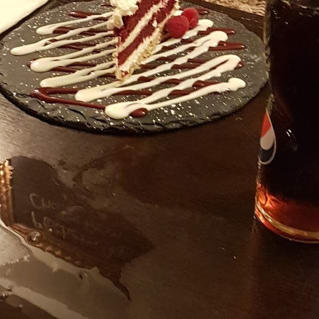 Red Velvet Cheesecake Raspberry Coulis