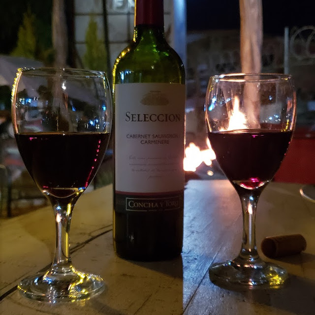 Vino Tinto Al Lado de Fogata