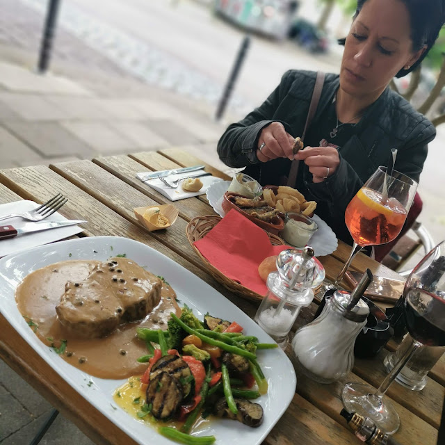 Steak Pfeffersauce Und Gemüse