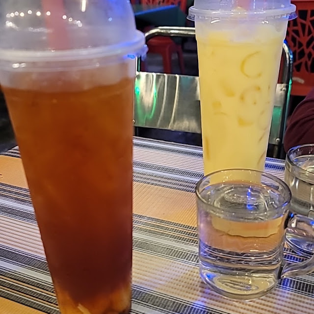 Tea O Ice Lychee & Orange Juice with Milk