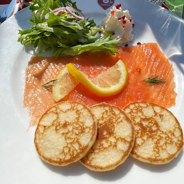 Assiette de Saumon Petite Chantilly Citron