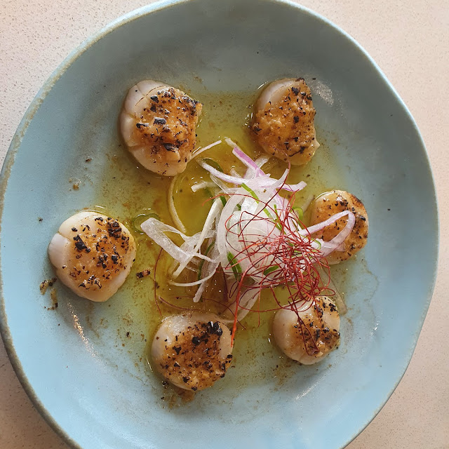 Scallop Aburi