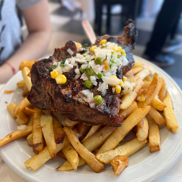 Ojo de Bife Con Papas