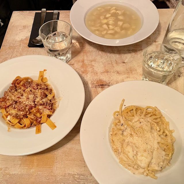 Bolognese Pasta Cacio E Pepe Pasta Tortellini Brodo