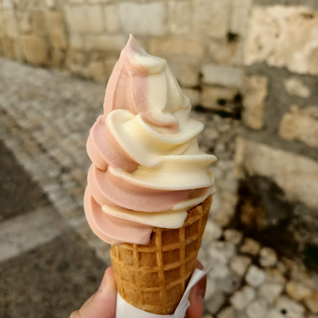 Glace À l'italienne Vanille Fraise