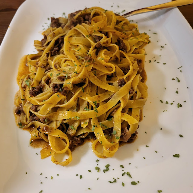 Tagliatelle Al Ragù Di Cervo