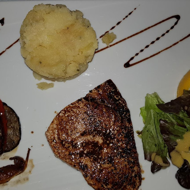 Pavè E D'espadon Ala Plancha Souce Vierge