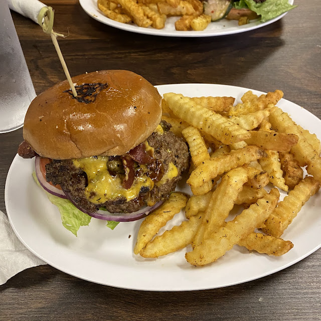 Double Patty Bacon Cheeseburger with Fries