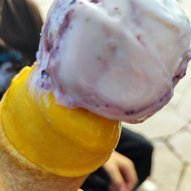 Helado Mango Y Fresa