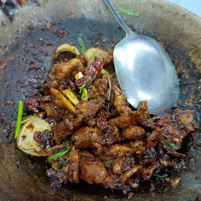 Dry Pork with Salted Fish