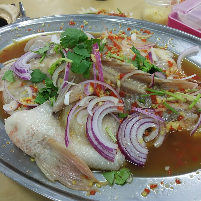 Thai Style Steamed Tilapia