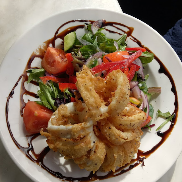 Salt and Pepper Squid Salad