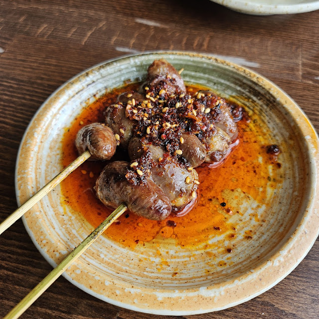 Grilled Chicken Hearts