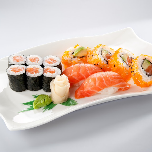 Nigiri Ebi 6x Futomaki Ebi Tempura