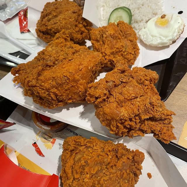 Nasi Ayam Paha Atas