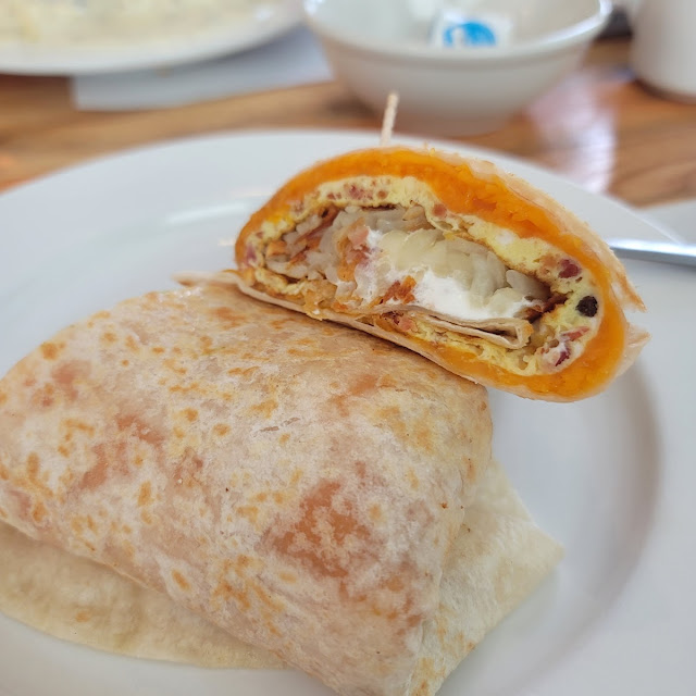 Bacon Egg Hasbrown Burrito