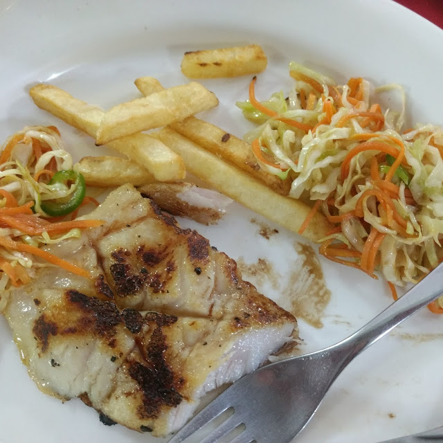 Peixe Na Chapa Com Legumes