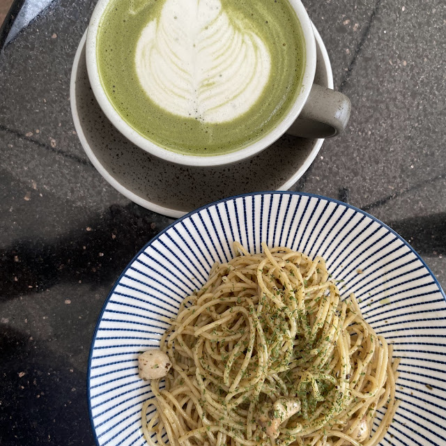 Matcha Latte Pesto Chicken