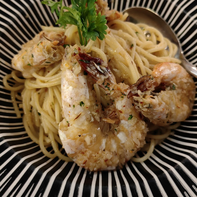 Seafood Aglio Olio