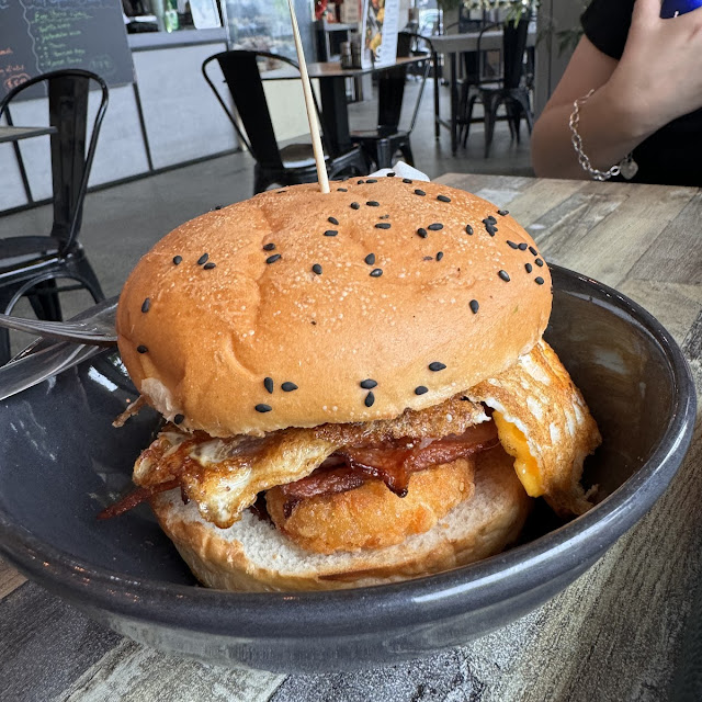 Double Bacon and Egg Roll