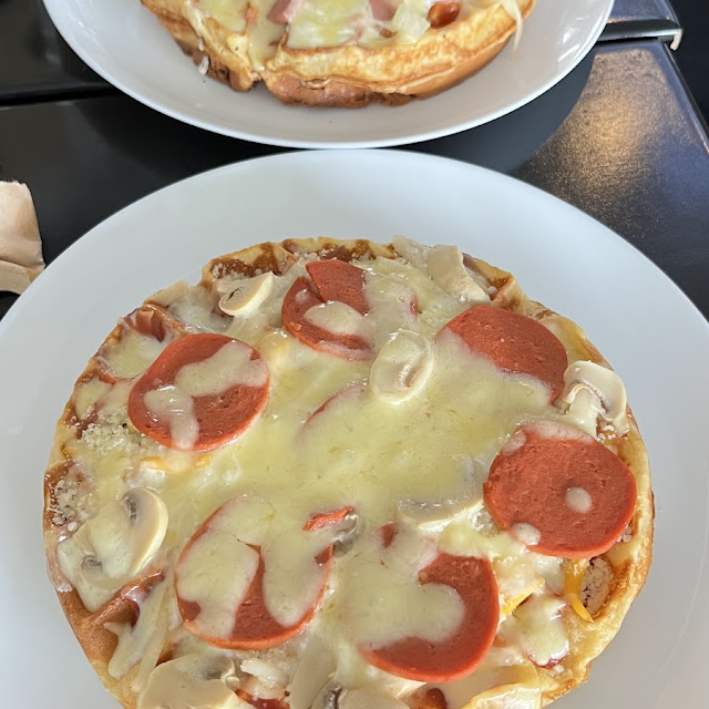 Pepperoni Waffle Pizza