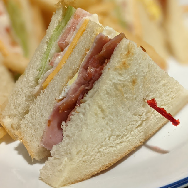 Club Sandwich with Fries
