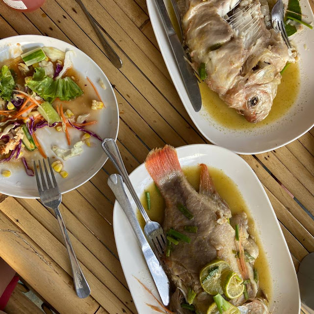 Steamed Fish in Lemon Sauce