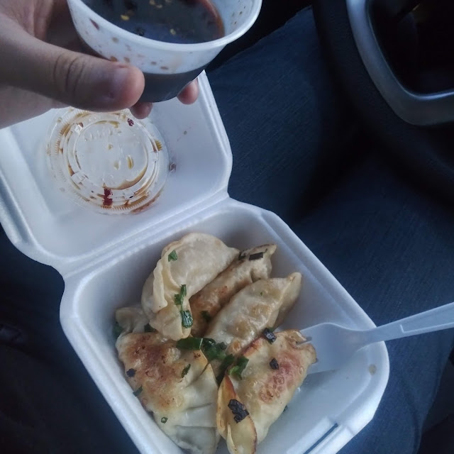 Pork Potstickers with Sauce