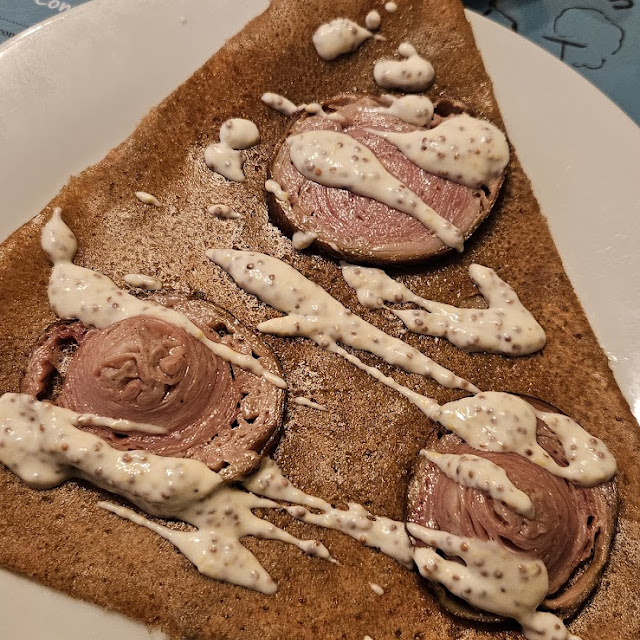Crepes Andouille de Guéméné Moutard A l'Ancienne
