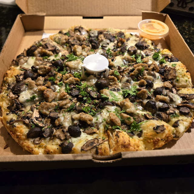 Sausage Mushroom Magic Pizza