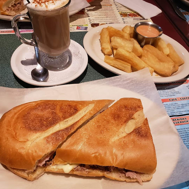Cuban Sandwich and Yuca Frita