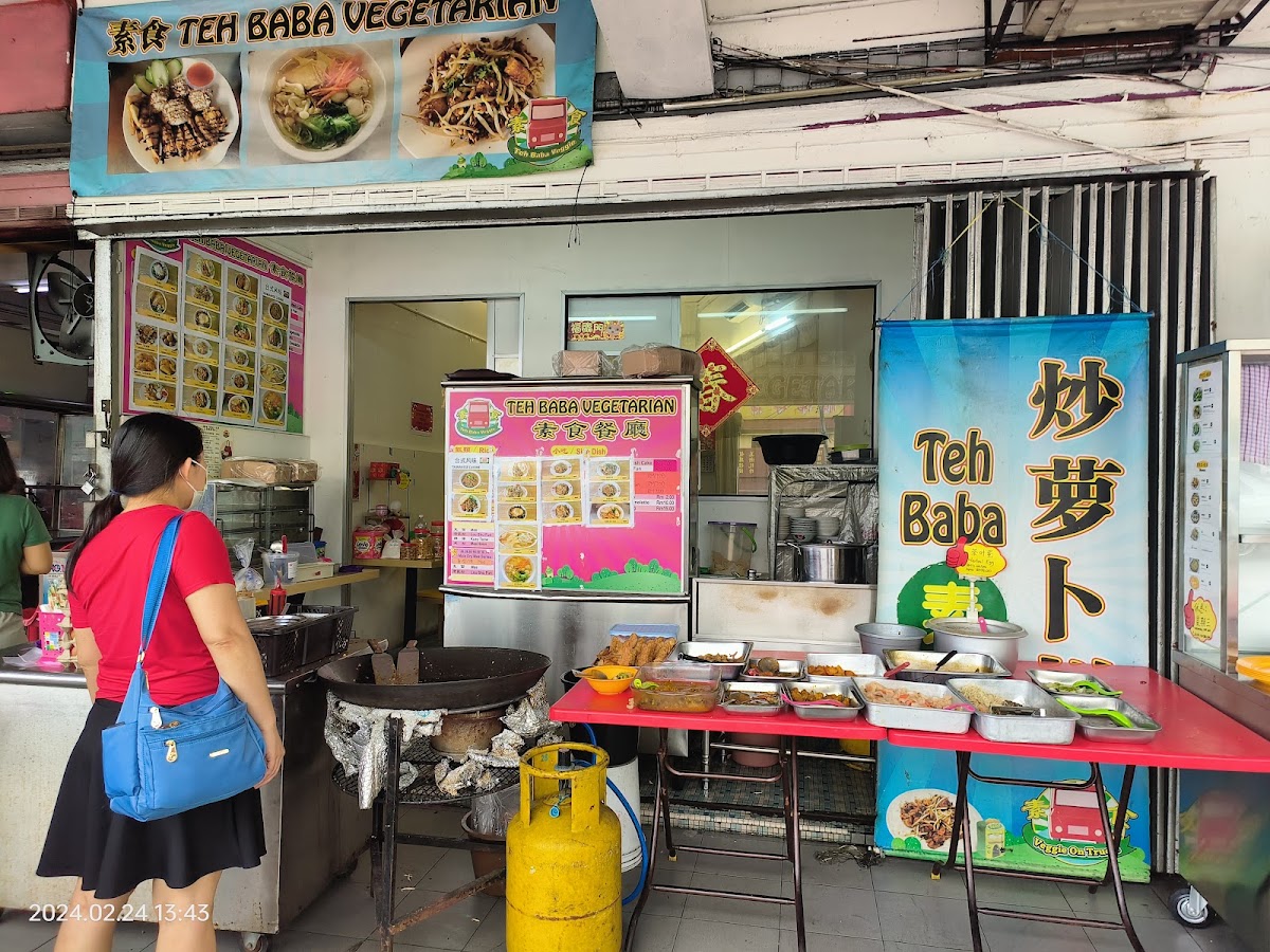 Teh Baba Vegetarian Food@ restaurant hong wu