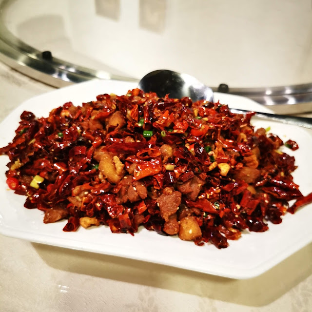 Fried Spicy Deer Meat In
