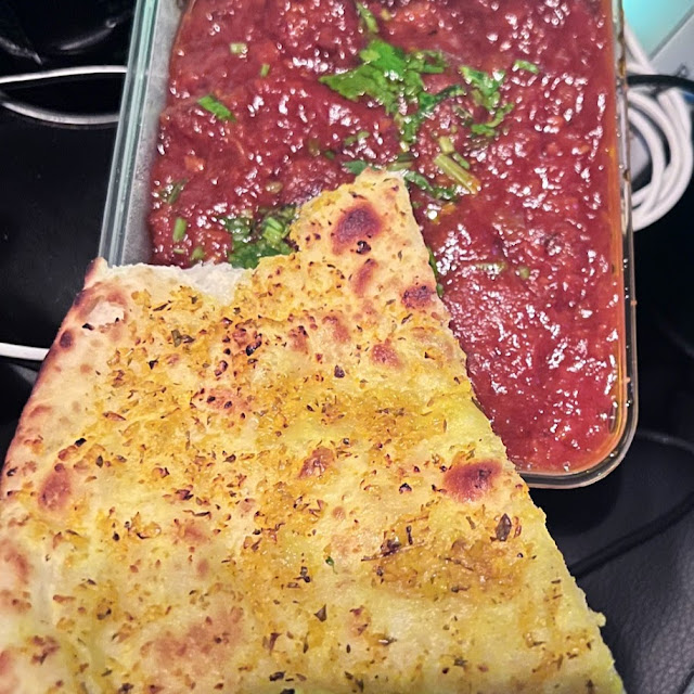 Garlic Naan and Manchurian