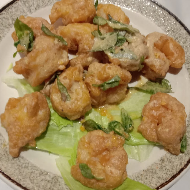 Salted Egg Prawns