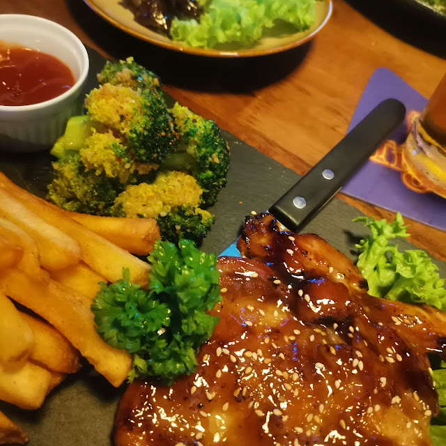 Grilled Chicken Chop with Teriyaki