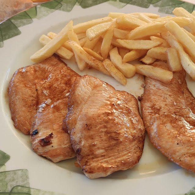 Pollo A la Plancha Con Patatas