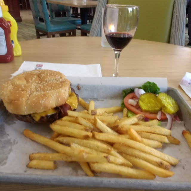 Hamburger and Fries