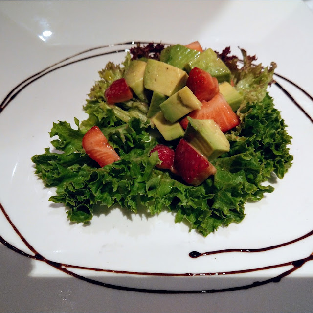 Avocado- Erdbeersalat