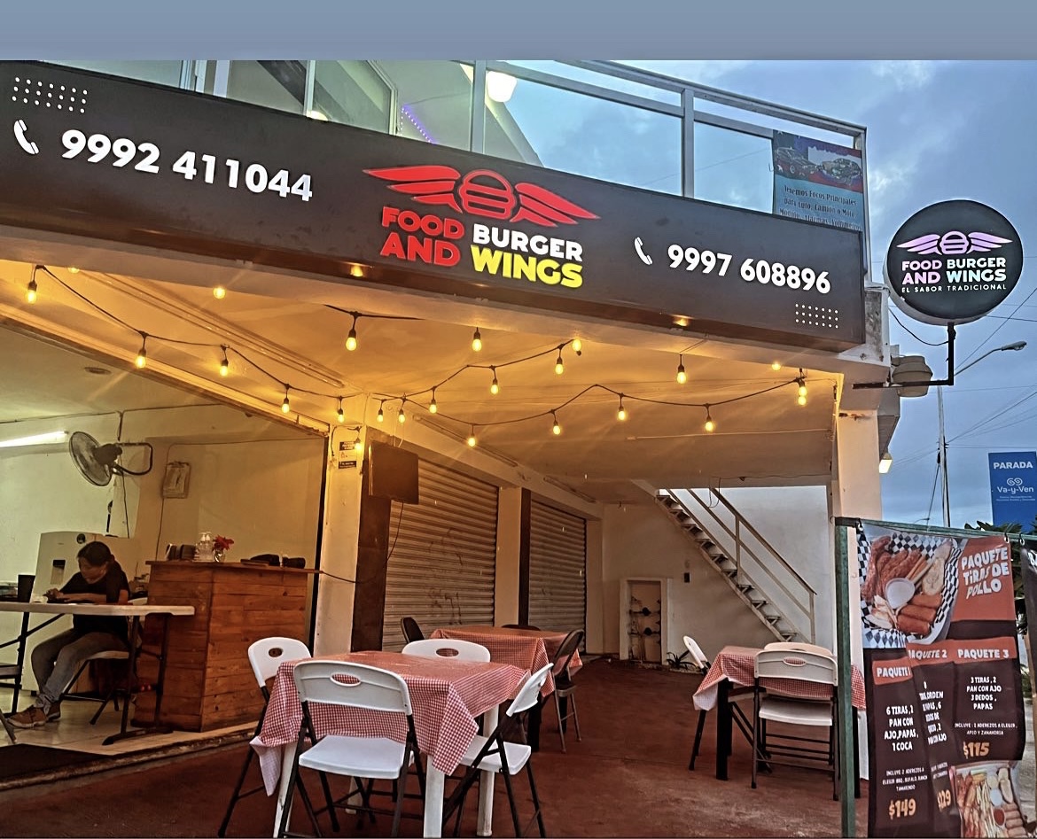 Food Burger And Wings