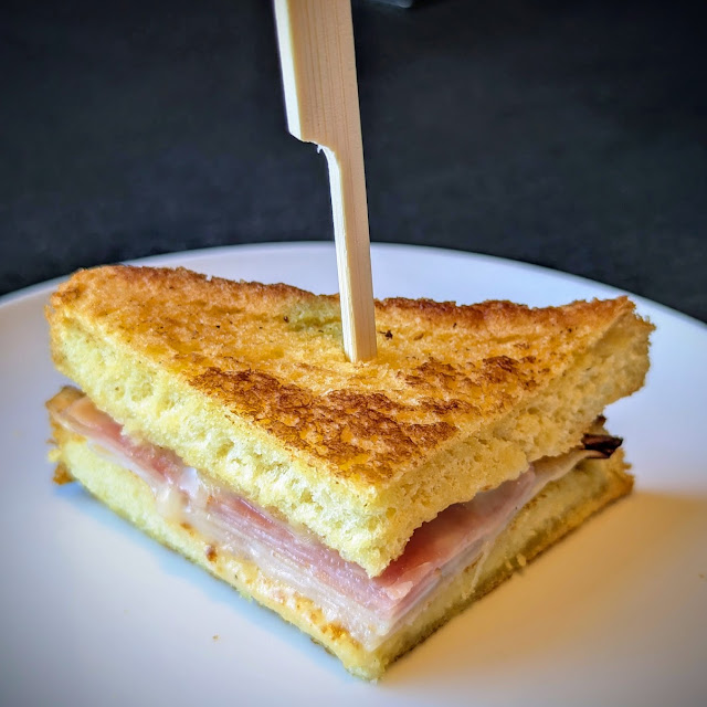 Ham and Cheese Sandwich on Pain Doré