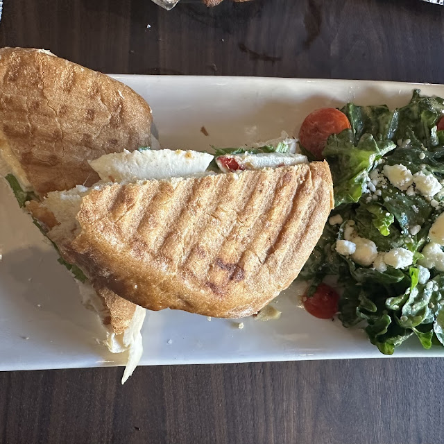 Half Panini Half Salad