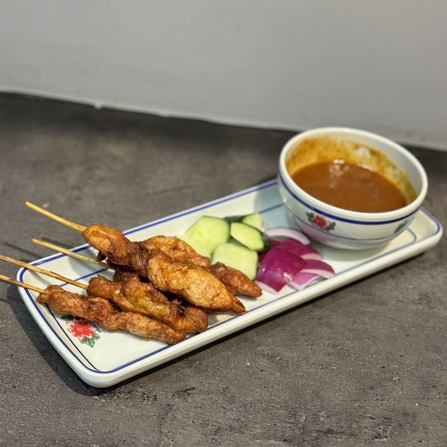 Homemade Fried Chicken Satay