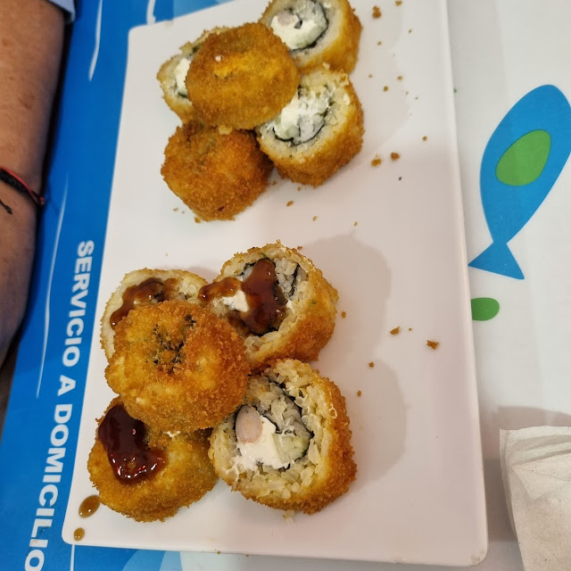 Sushi Empanizado de Camarón