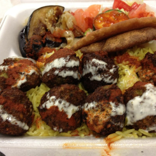 Falafel over Rice Platter