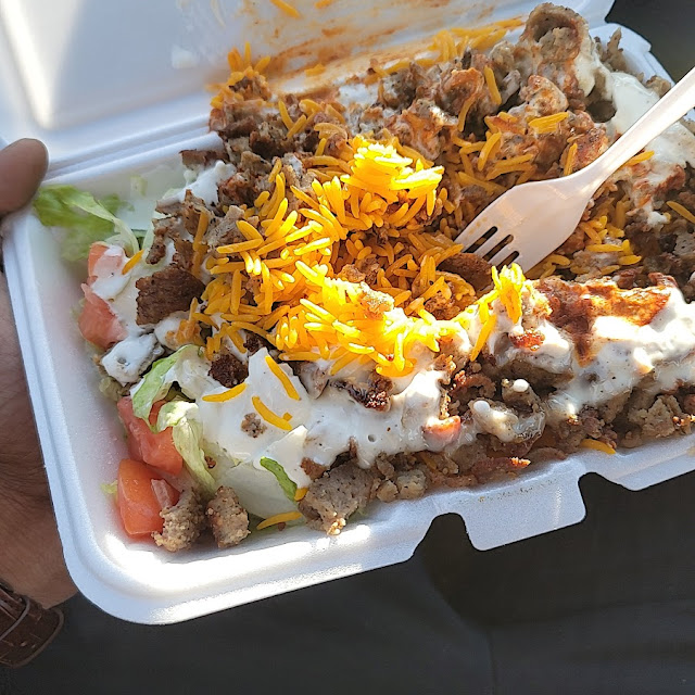 Lamb over Rice Platter