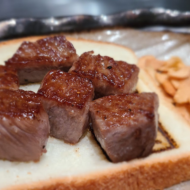 薄焼きとステーキ